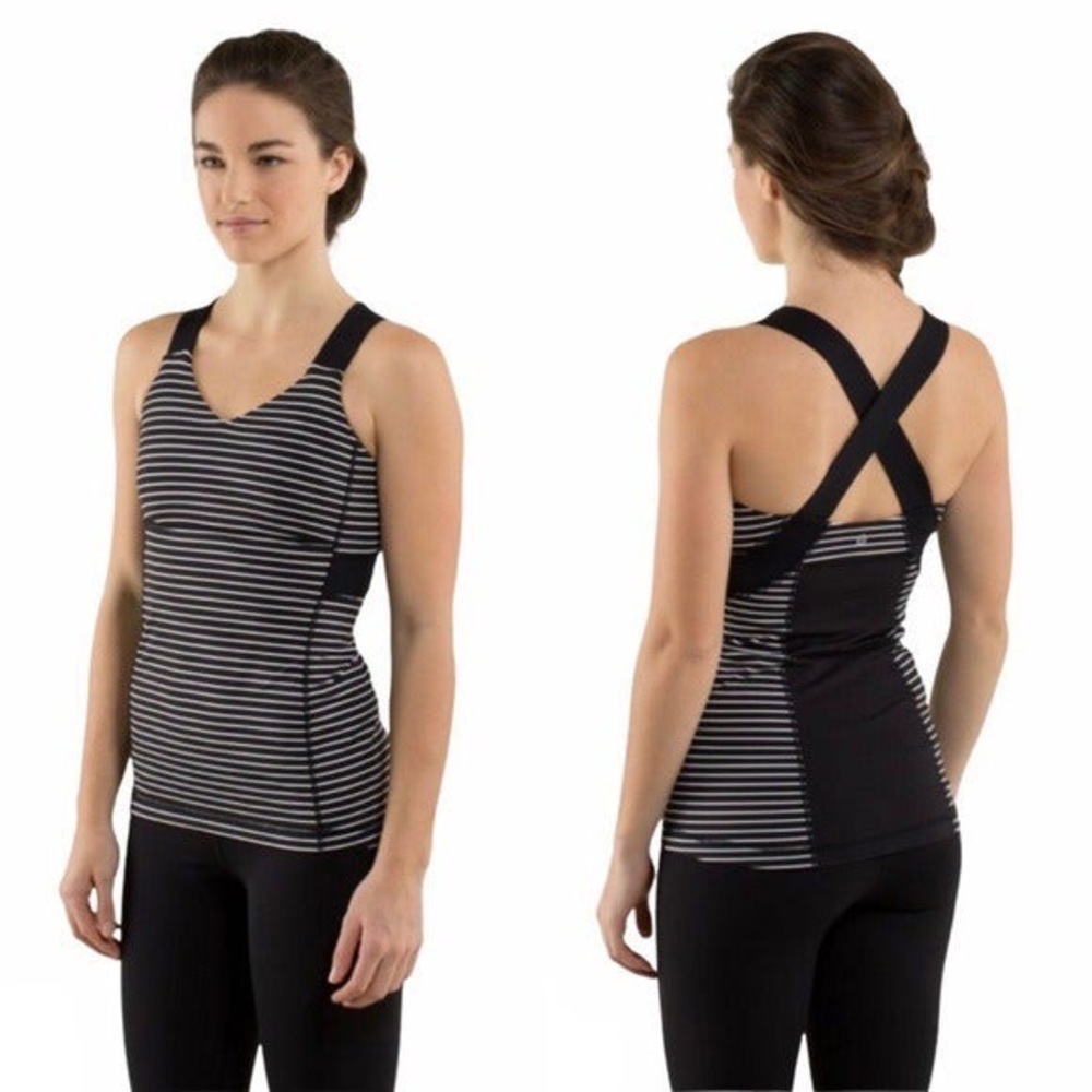 lululemon push your limits tank size 6